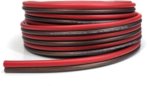 KnuKonceptz Kord Speaker Kable 16 Gauge Oxygen Free Copper Speaker Wire 250' Red/Black in Kuwait