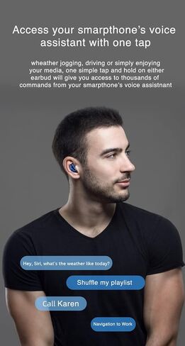 Acuvar Fully Wireless Bluetooth 5.1 Rechargeable IPX4 Waterproof Sweatproof Earbud Headphones with Microphone, Micro USB LCD Clock Charging Case Surround Stereo Bass and Noise Cancelling Calls (Pink) in Kuwait