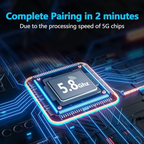 محول لاسلكي تلقائي بنظام اندرويد 2023 بخاصية التوصيل والتشغيل، تحويل سلكي الى لاسلكي من اجل تشغيل السيارة بدون تأخير 5.8 جيجاهرتز، بلوتوث وواي فاي، اجعل سيارتك مرتبة in Kuwait