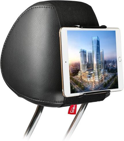 Hikig Car Headrest Mount Holder for Tablets, Tablet Mount for Car Back Seat, Tablet Car Holder for Kids with Anti-Slip Strap Fits All 7-11" Tablets in Kuwait