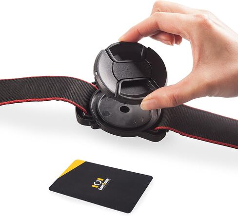 Camera Lens Cap Buckle Anti-Lost Holder Keeper Kits Lens Cap Holder Strap Holder Anti-Loss len Leash Included (72mm-77mm) in Saudi Arabia