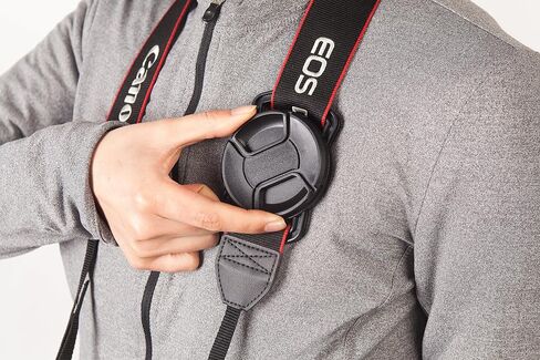 Camera Lens Cap Buckle Anti-Lost Holder Keeper Kits Lens Cap Holder Strap Holder Anti-Loss len Leash Included (72mm-77mm) in Saudi Arabia