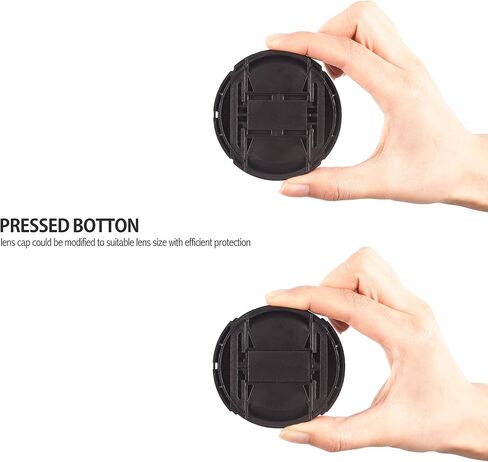 Camera Lens Cap Buckle Anti-Lost Holder Keeper Kits Lens Cap Holder Strap Holder Anti-Loss len Leash Included (72mm-77mm) in Saudi Arabia