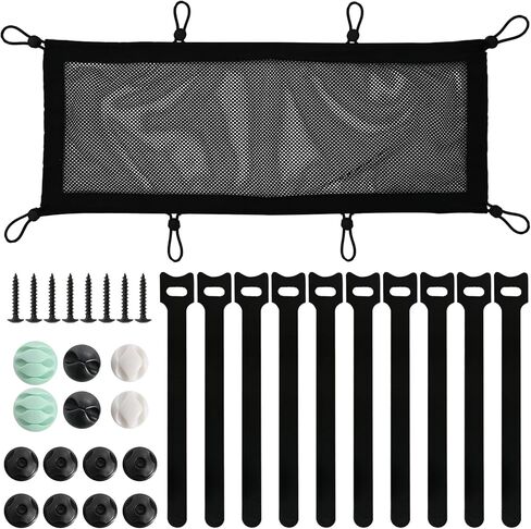 منظم كابلات اسفل المكتب من جونجهاي، شبكة سوداء لإدارة الكابلات المرنة تحت المكتب للمكتب in Kuwait