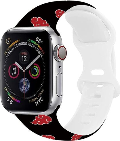 TZNUOUIE Anime Watch Band Compatible with Watch Bands 38mm 40mm 41mm 42mm 44mm 45mm 49mm,Cartoon Soft Silicone Replacement Sport Strap for Watch All Series 9 8 7 6 5 4 3 2 1 SE,Gift for Boys Girls in Kuwait