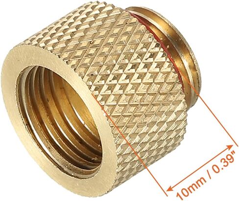 MECCANIXITY Male to Female Extender Fitting Brass G1/4 x 20mm for Water Cooling System Pack of 1 in Kuwait