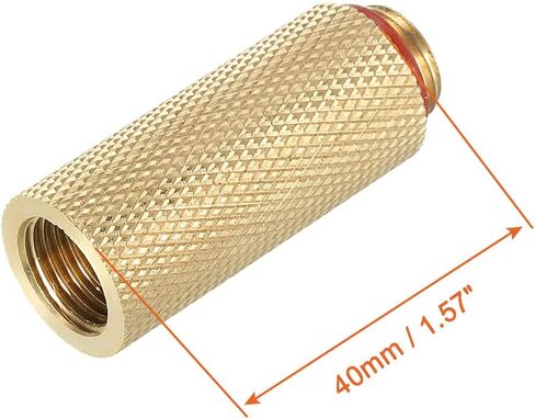 MECCANIXITY Male to Female Extender Fitting Brass G1/4 x 20mm for Water Cooling System Pack of 1 in Kuwait