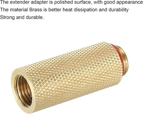 MECCANIXITY Male to Female Extender Fitting Brass G1/4 x 20mm for Water Cooling System Pack of 1 in Kuwait