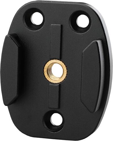 QR Mount with Pilot Holes – All Metal, Versatile Quick Release Plate with 1/4"-20 Tripod Screw Compatible with GoPro Hero3/3+/4/5/6/7/8 in Saudi Arabia