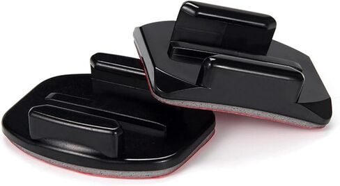 هاويو حامل لاصق لكاميرا جو برو مع وسادة لاصقة 3M متوافق مع جوبرو هيرو 10، 9، 8، 7، 6، 5، 4، 3+، 3، ماكس، سيشن، اكاسو، SJ4000 (4X منحني، 2X مقعد تثبيت مسطح) in Kuwait