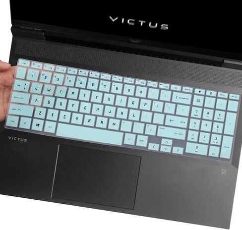 غطاء لوحة المفاتيح لجهاز الكمبيوتر المحمول HP Victus Gaming مقاس 15.6 بوصة 15-fb0028nr/fa0025nr/fa0031dx/fa0747nr 15t-fa000 15z-fb000، الكمبيوتر المحمول HP Victus 16.1 بوصة 16-d0020nr/d0030nr/d1010nr/e0010nr/e0020 Nr حامي واضح… in Kuwait