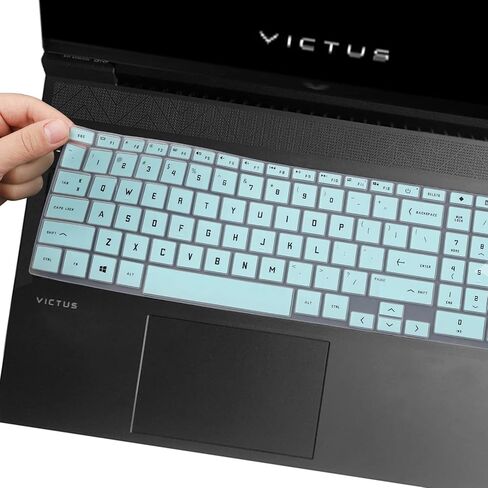 غطاء لوحة المفاتيح لجهاز الكمبيوتر المحمول HP Victus Gaming مقاس 15.6 بوصة 15-fb0028nr/fa0025nr/fa0031dx/fa0747nr 15t-fa000 15z-fb000، الكمبيوتر المحمول HP Victus 16.1 بوصة 16-d0020nr/d0030nr/d1010nr/e0010nr/e0020 Nr حامي واضح… in Kuwait
