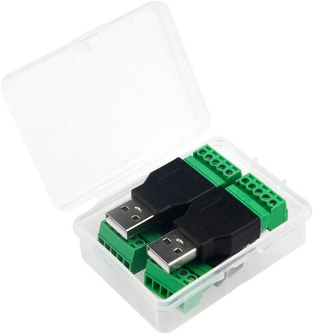 وماي كونجكنج 4 قطع USB 2.0 نوع A ذكر أنثى إلى 5 دبابيس أنثى برغي مع درع محول قابس طرفي محول موصل in Saudi Arabia