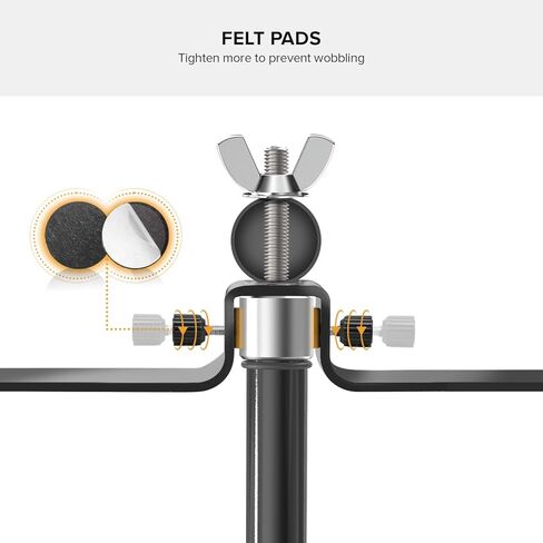 Julius Studio 10 x 9.8 FT Triple Crossbar Backdrop Stand Double Photo Background Support, New Metal Cap Design, Upgraded Sturdy Structure, Spring Clamps, Sand Bags, JSAG596 in Kuwait