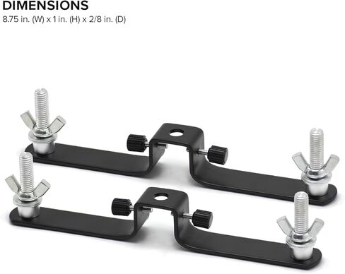 Julius Studio 10 x 9.8 FT Triple Crossbar Backdrop Stand Double Photo Background Support, New Metal Cap Design, Upgraded Sturdy Structure, Spring Clamps, Sand Bags, JSAG596 in Kuwait