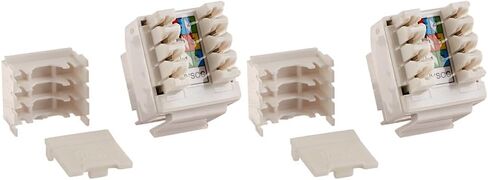 C2G 35200 Cat5e 90° RJ45 Unshielded Keystone Jack, Ivory in Saudi Arabia