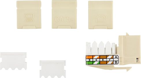 C2G 35200 Cat5e 90° RJ45 Unshielded Keystone Jack, Ivory in Saudi Arabia