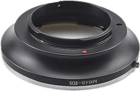 عدسة تركيب M645 إلى EF متوافقة مع كاميرات EF، EF-S7D، 10D، 20D، 30D، 40D، 50D، 60D، محول عدسة SLR من M645 إلى EF in Kuwait