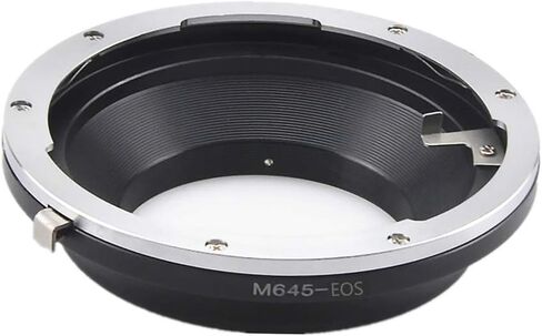 عدسة تركيب M645 إلى EF متوافقة مع كاميرات EF، EF-S7D، 10D، 20D، 30D، 40D، 50D، 60D، محول عدسة SLR من M645 إلى EF in Kuwait