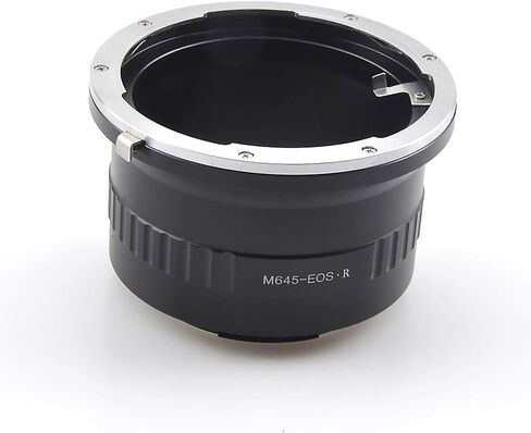 عدسة تركيب M645 إلى EF متوافقة مع كاميرات EF، EF-S7D، 10D، 20D، 30D، 40D، 50D، 60D، محول عدسة SLR من M645 إلى EF in Kuwait