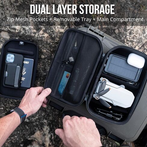 VAULTEK LifePod Zip Travel Case with Splash Proof Construction Versatile Portable Storage Case (ZIP20 (dual layer)) in Kuwait