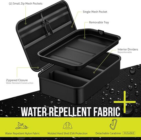 VAULTEK LifePod Zip Travel Case with Splash Proof Construction Versatile Portable Storage Case (ZIP20 (dual layer)) in Kuwait