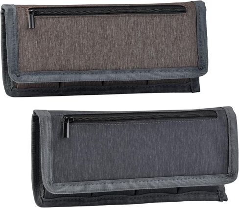 PowerTrust 2Pcs Battery Storage Case Bag for LP-E6 EN-EL15 NP-FW50 NP-F550 DSLR Camera Batteries and AA AAA Battery in Kuwait