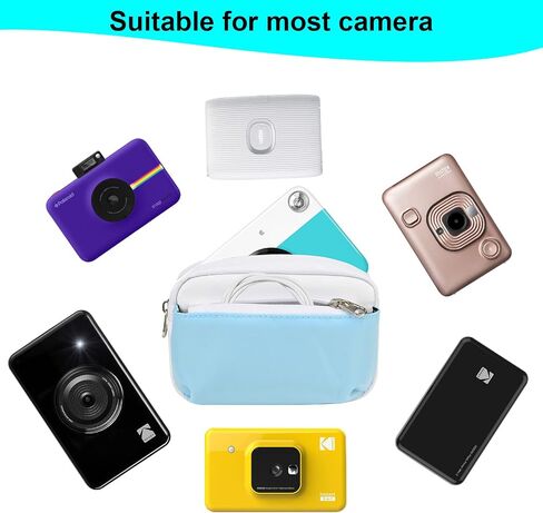 حقيبة حماية للسفر من TXEsign لـ Kodak Printomatic/Kodak Smile/Kodak Step/Polaroid Snap Touch الرقمية حقيبة تخزين حقيبة الكاميرا المطبوعة الفورية مع حقيبة ملحقات حزام الكتف in Kuwait