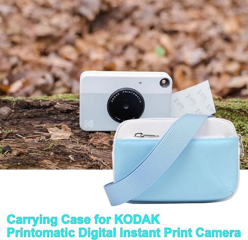 حقيبة حماية للسفر من TXEsign لـ Kodak Printomatic/Kodak Smile/Kodak Step/Polaroid Snap Touch الرقمية حقيبة تخزين حقيبة الكاميرا المطبوعة الفورية مع حقيبة ملحقات حزام الكتف in Kuwait