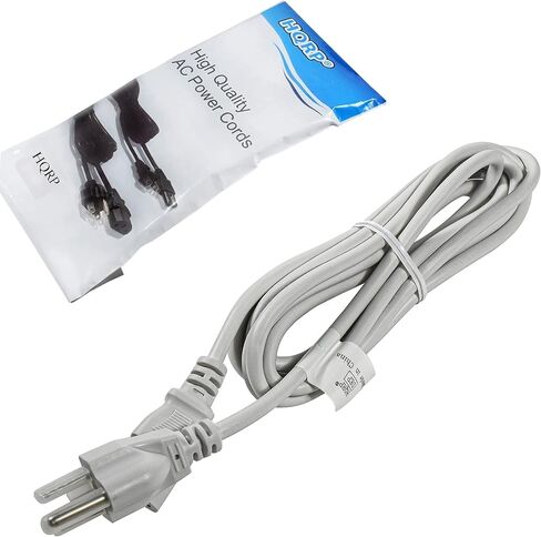 HQRP 10ft AC Charging Cable Compatible with EcoFlow River Delta Series Power Station River-2, 2 Max, Pro, 2 Pro, Pro Extra Battery, Delta-2, Max, Mini, Smart Mains Power Cord, UL Listed in Saudi Arabia