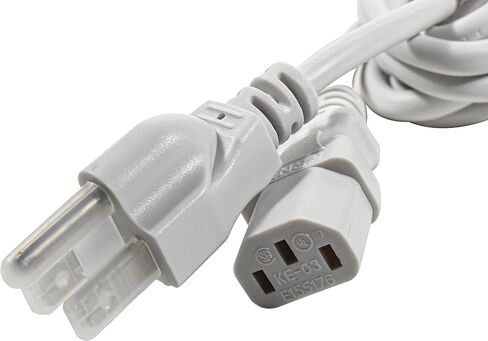 HQRP 10ft AC Charging Cable Compatible with EcoFlow River Delta Series Power Station River-2, 2 Max, Pro, 2 Pro, Pro Extra Battery, Delta-2, Max, Mini, Smart Mains Power Cord, UL Listed in Saudi Arabia