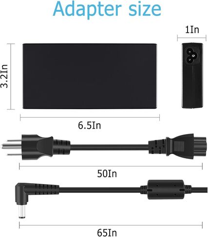 شاحن تيار متردد 150 واط بديل لـ MSI GF75 Thin 9RCX 9SCXK 9SCX 10SCX 10SCXR 10SCXK Bravo 15 17 Serie Pro 20 20E 22E 6NC 7NC GS63 GS73 Stealth 8RD GS63 GF75 Thin 8RC 8RCS 8RD 9SC in Kuwait