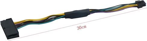 1 Piece 24-pin to 8-pin ATX Power Adapter Cable Compatible with Optiplex 3020 7020 9020 T1700 12inch in Kuwait