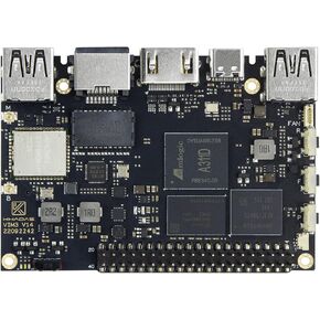 Khadas Single Board Computer, VIM3 Basic Amlogic A311D,Faster CPU,Neural Processing Unit for A.I.Switchable PCIe and USB 3.0,Dual Independent Displays,Dual Cameras(2+16GB) in Saudi Arabia