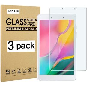 TANTEK [3-Pack Screen Protector for Samsung Galaxy Tab A 8.0 inch 2019,SM-T290/T295 Model,Tempered Glass Film,Ultra Clear,Anti Scratch,Bubble Free in Kuwait