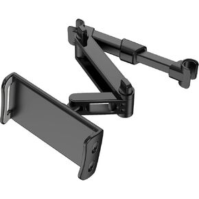 Car Headrest Backseat Mount, 360° Rotating Adjustable Car Backseat Headrest Tablet/Phone Holder, Compatible for All 4"-11" Tablets, cellphones, iPhone, iPad Air Mini,Tabs Switch.