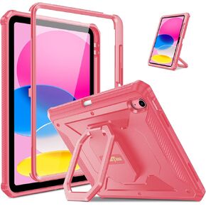 حافظة Fintie لجهاز iPad الجيل العاشر 10.9 بوصة 2022 - [حلقة Tuatara السحرية] حامل بمقبض دوار 360 درجة غطاء متين مقاوم للصدمات مع واقي شاشة وحامل أقلام، أزرق داكن in Kuwait