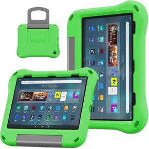 Fire Max 11 Tablet Case for Kids(2023 Release),Riaour Amazon Kindle Fire Max 11 Case for (Incompatible with iPad Samsung 11 inch Tablet) Four-Corner Double-Layer Shock Cover with Bracket,Blue