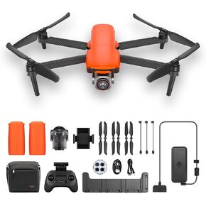 Autel Robotics EVO Lite+ الحزمة القياسية - طائرة بدون طيار كوادكوبتر بدون طيار مع كاميرا ذات محورين ثلاثي المحاور، كاميرا 6K، صورة 20 ميجابكسل، وقت طيران 40 دقيقة بحد أقصى 7.4 ميل. ناقل الحركة SkyLink للفيديو، مستشعر CMOS مقاس 1 بوصة in Kuwait