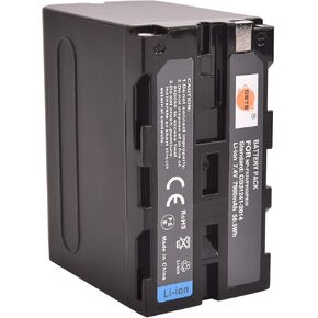 QIAOJINLIN DSTE 7.4V 7900mAh NP-F970 بطارية ليثيوم أيون قابلة لإعادة الشحن، بطارية بديلة متوافقة مع Sony NP-F550، NP-F530، NP-F570، NP-F330، NP-F790، NP-F770، NP-F730، NP-F950 ،NP-F930 in Kuwait