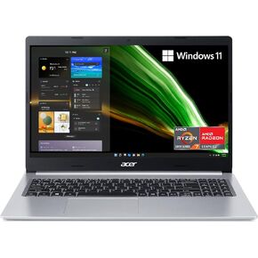 Acer Aspire 5 A515-45-R8K1 Slim Laptop | 15.6" Full HD IPS | AMD Ryzen 7 5700U Octa-Core Mobile Processor | AMD Radeon Graphics | 8GB DDR4 | 512GB NVMe SSD | WiFi 6 | Backlit KB | Windows 11 Home