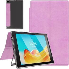 Tablet Case for TJD 10.1 inch Tablet, Multi-Viewing Angels PU Leather Stand Folio Case Cover Compatible with TJD MT1011 Touchscreen Tablet, with Magnetic Cover (Black Case)