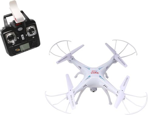 سيما كوادكوبتر X5SW اكسبلوررز 2 2.4G 4CH 6 محاور جيرو بدون رأس مع كاميرا واي فاي HD 0.3MP (FPV) ابيض in Kuwait