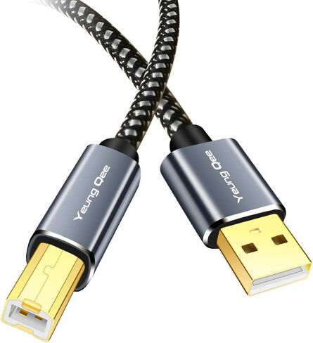 Printer Cable 3 ft,High Speed USB 2.0 A Male to Type B Male Printer Cord in Saudi Arabia