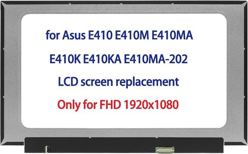 بديل LCD 14.0 بوصة لجهاز Asus E410 E410M E410MA E410K E410KA E410MA-202 شاشة LCD بديلة لوحة عرض LED FHD 1920x1080 (بدون لمس) in Saudi Arabia