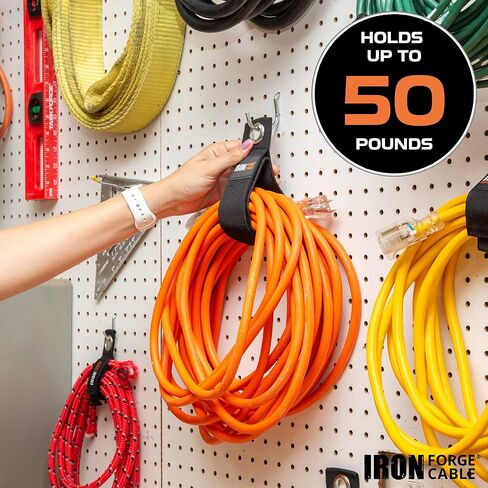Extension Cord Wrap Organizer, 12 Piece Multi-Pack of Storage Straps - 3 Small, 3 Medium, 3 Large, and 3 XL Hook and Loop Hanger Wraps for Power Cables, Hoses, Ropes, and More in Kuwait