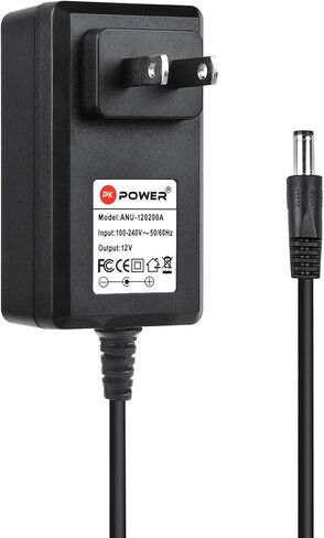 PKPOWER 6.6FT AC Adapter for G-Project G-Boom G-650 G650 Wireless Bluetooth Boombox Speaker Replacement Power Supply Cord Charger- Black in Saudi Arabia