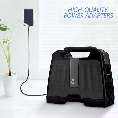 PKPOWER 6.6FT AC Adapter for G-Project G-Boom G-650 G650 Wireless Bluetooth Boombox Speaker Replacement Power Supply Cord Charger- Black in Saudi Arabia