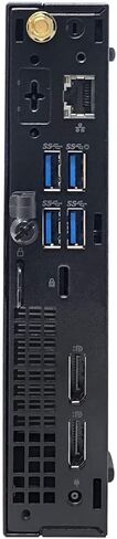 كمبيوتر سطح المكتب Dell Optiplex 5070 Micro MFF Intel i5-9500T، 16 جيجابايت DDR4 جديد 256 جيجابايت M.2 NVMe SSD، WiFi BT HDMI New KB & Mouse Windows 11 Pro مع شاشة LCD 24 بوصة (متجدد) in Kuwait