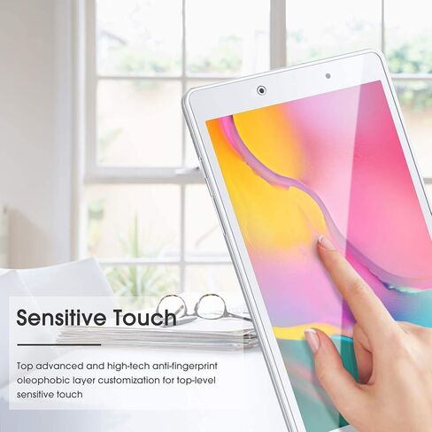 TANTEK [3-Pack Screen Protector for Samsung Galaxy Tab A 8.0 inch 2019,SM-T290/T295 Model,Tempered Glass Film,Ultra Clear,Anti Scratch,Bubble Free in Kuwait